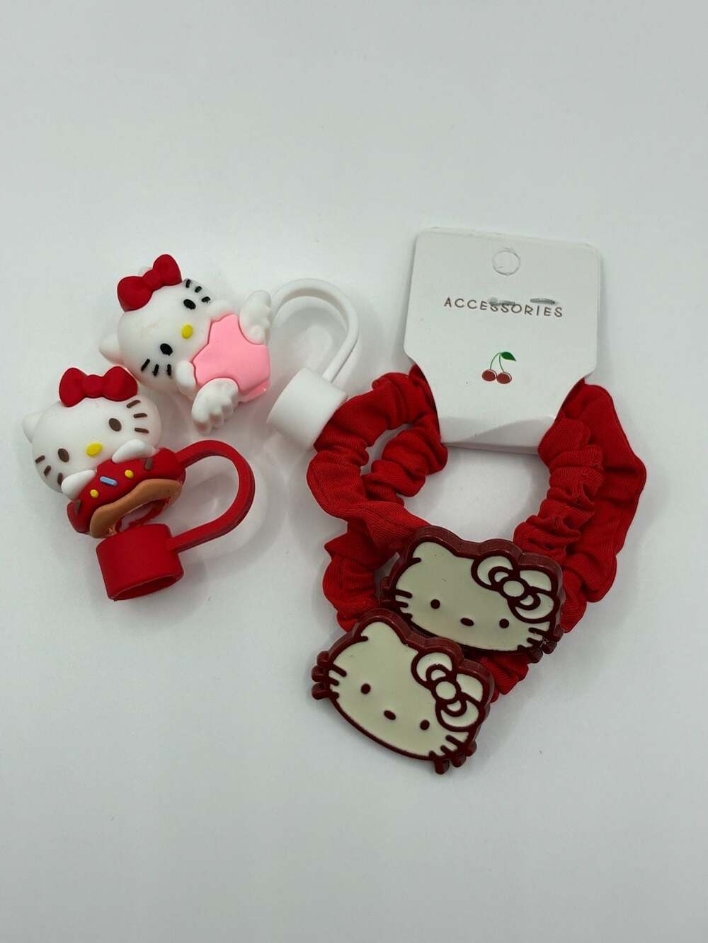 Hello Kitty Hair Scrunchies and Accessories Set